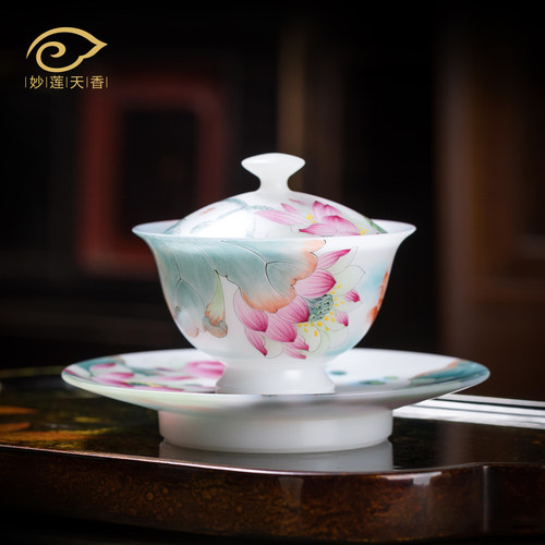 庄晓明老师《和瑞呈祥》三才盖碗