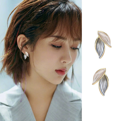「她非池物」耳环合集高级感蝴蝶爱心鱼尾小流苏女小众设计感耳钉