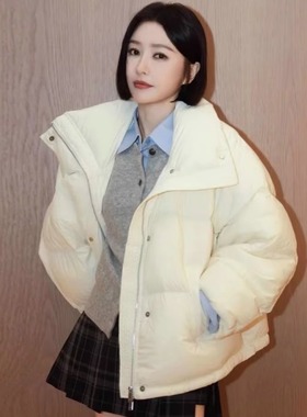 【秦岚同款】正品鹅绒羽绒服2025冬新品轻暖漫游系列MBE4EINT09