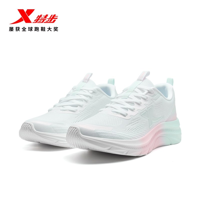 特步跑鞋女鞋2025夏季新款鞋子减震回弹运动鞋透气软底休闲跑步鞋