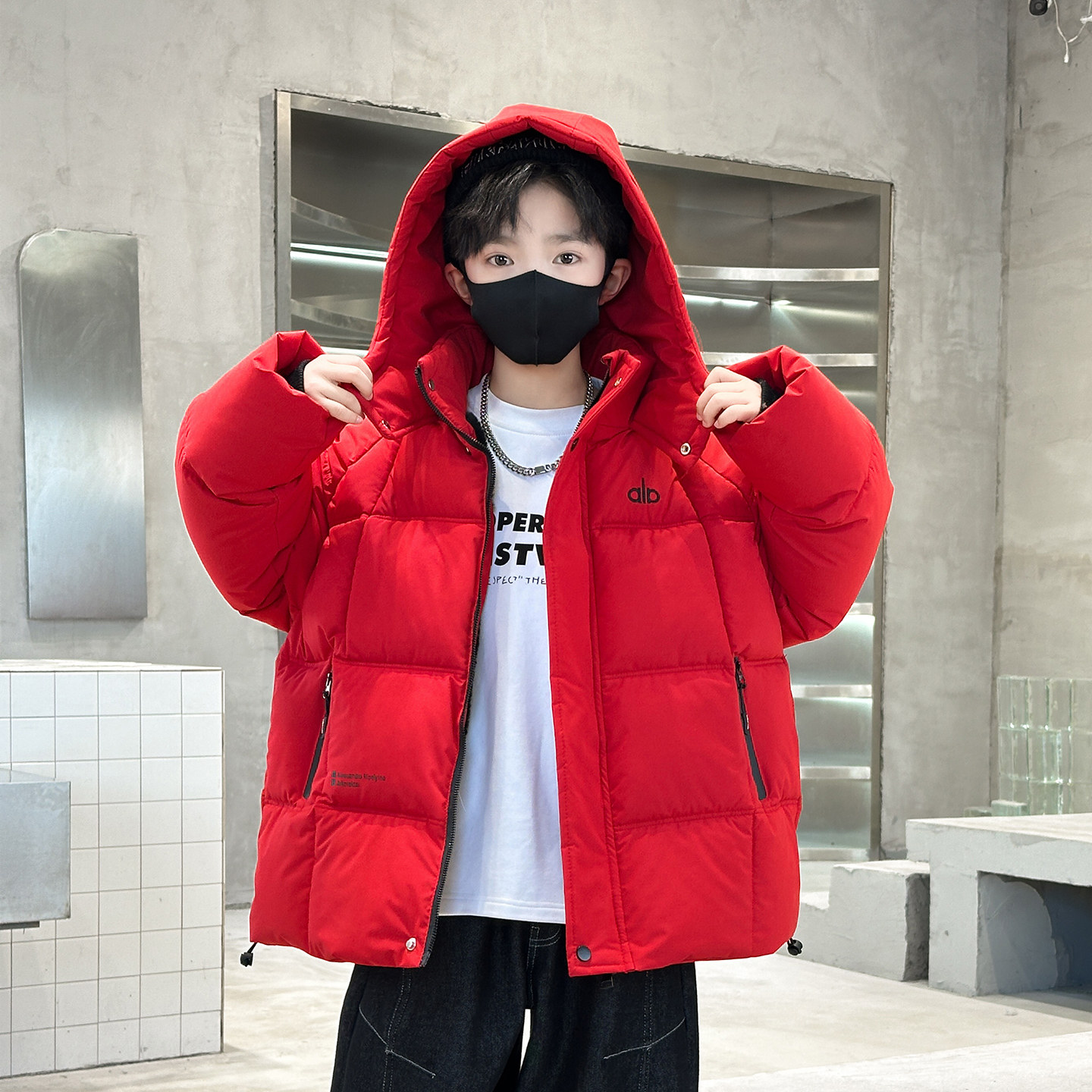 男童冬款棉服2025新款儿童冬装加绒加厚棉衣中大童保暖红色拜年服,童装/婴儿装/亲子装,棉袄/棉服,淘宝优惠券,粉丝福利购,淘宝优惠卷