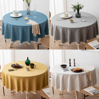 220cm 200cm round table cloth cover tablecloth waterproof