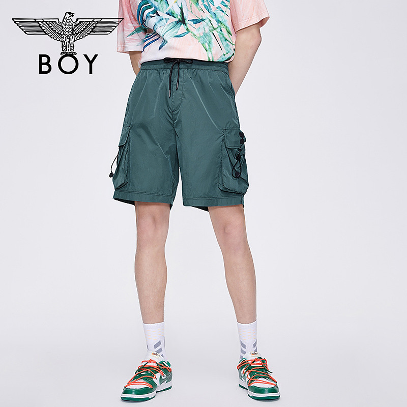 boylondon Official website 2021 new pattern black Eagle Chapter plastic Pants shorts summer shorts 703305in the Women's clothing/Boutique , 时尚防晒服 category - from Buy2taobao.com to provide professional Taobao agent buy service