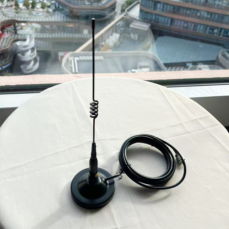 TSM1317对讲机超宽频超短车载台天线UV双段黑白猪尾巴苗子适建伍