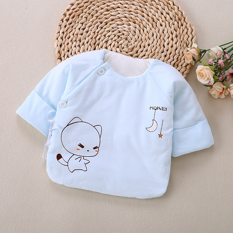 婴儿小半背棉袄纯棉贴身A类