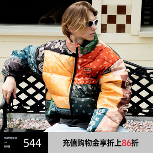 花色羽绒服情侣ISD4151658 inxxstreet 潮牌冬季 新品