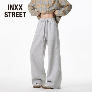 潮牌直筒阔腿卫裤 INXX 子男士 弯刀cleanfit运动休闲裤 STREET美式