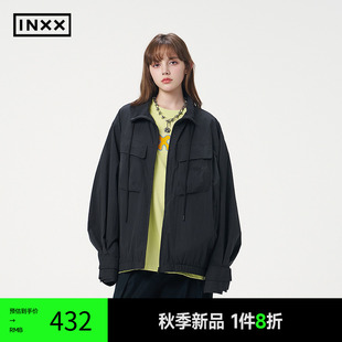 XRF3141257 INXX 潮牌休闲风宽松外套立体大口袋夹克男女同款