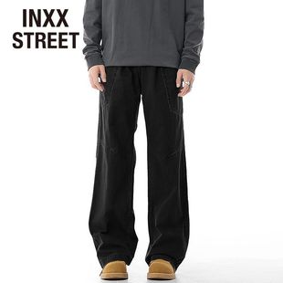 牛仔裤 复古高街工装 男秋冬季 新款 INXX 休闲百搭直筒裤 STREET美式