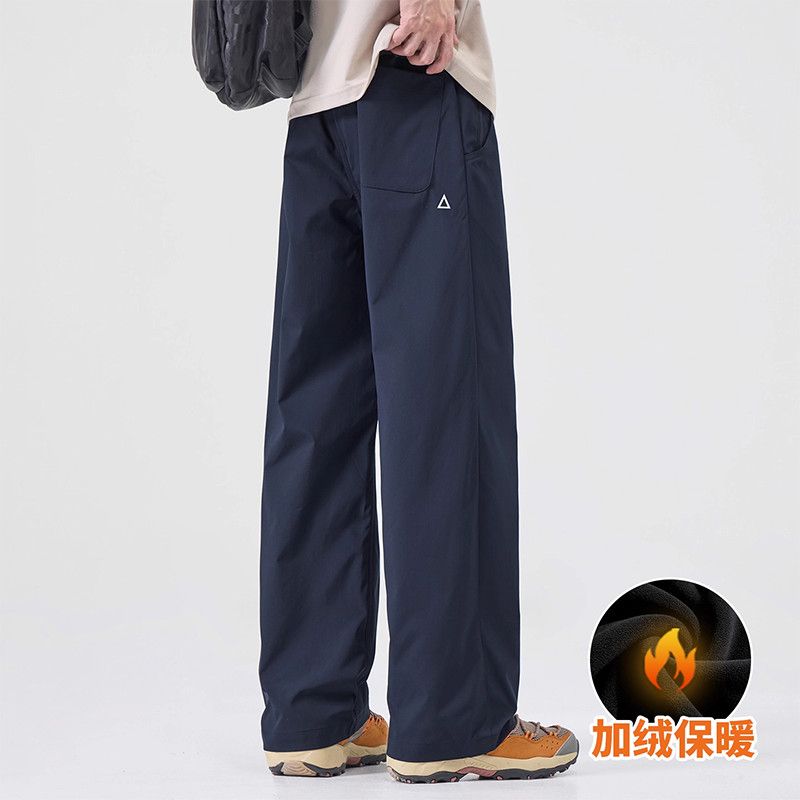 休闲裤子男士宽松直筒工装裤