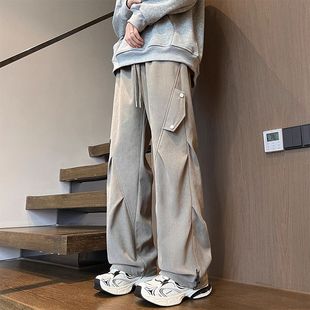 子男士 裤 秋冬季 新款 INXX 直筒休闲长裤 STREET灯芯绒重磅加绒工装