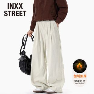 美式 复古秋冬季 新款 INXX 宽松直筒长裤 男士 潮流男装 STREET休闲裤