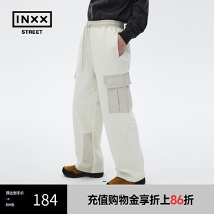 street工装 子 商场同款 宽松直筒长裤 男女休闲裤 卫裤 inxx 秋季
