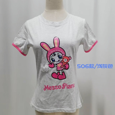 原创纯棉韩日系可爱印花T恤圆领