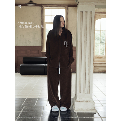 HaveRice雪尼尔刺绣睡衣套装