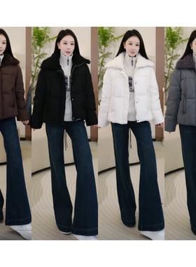 【AAAA级极简老钱风羽绒服】90鸭绒显瘦百搭羽绒服F666-SZ12106