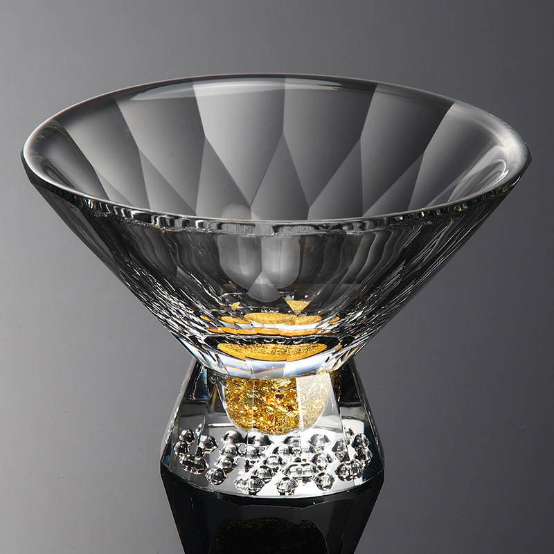 2024新款K9水晶茶杯手工打磨
