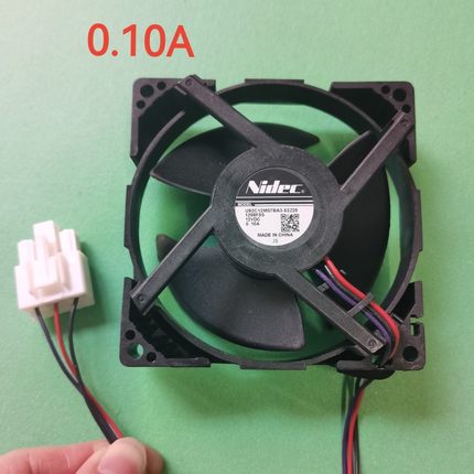 适用美的冰箱风扇U92C12MS7BA3-52 NIDEC风扇 9CM 冷冻风扇0.10A