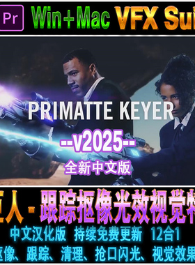 AE/PR红巨人插件 VFX Suite 2026跟踪像光效视觉特效镜头失真光晕