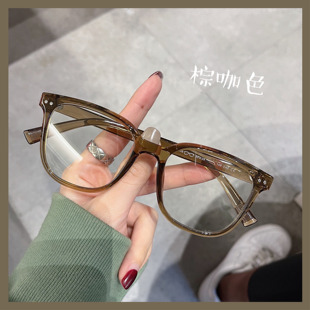网红防蓝光小红书同款 素颜显脸小眼镜架 可配度数近视眼镜框女韩版