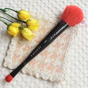 SEPH0RA包邮化妆刷动物毛双头刷羊毛腮红刷真毛蜜粉刷眼影刷