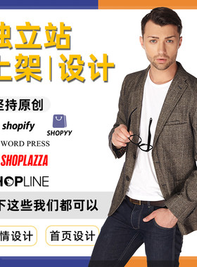 wp独立站代上架装修外贸建站wordpress美工产品上传首页设计主图