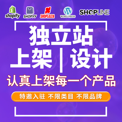 主图设计美工跨境电商详情页设计wordpress建站shopify独立站设计