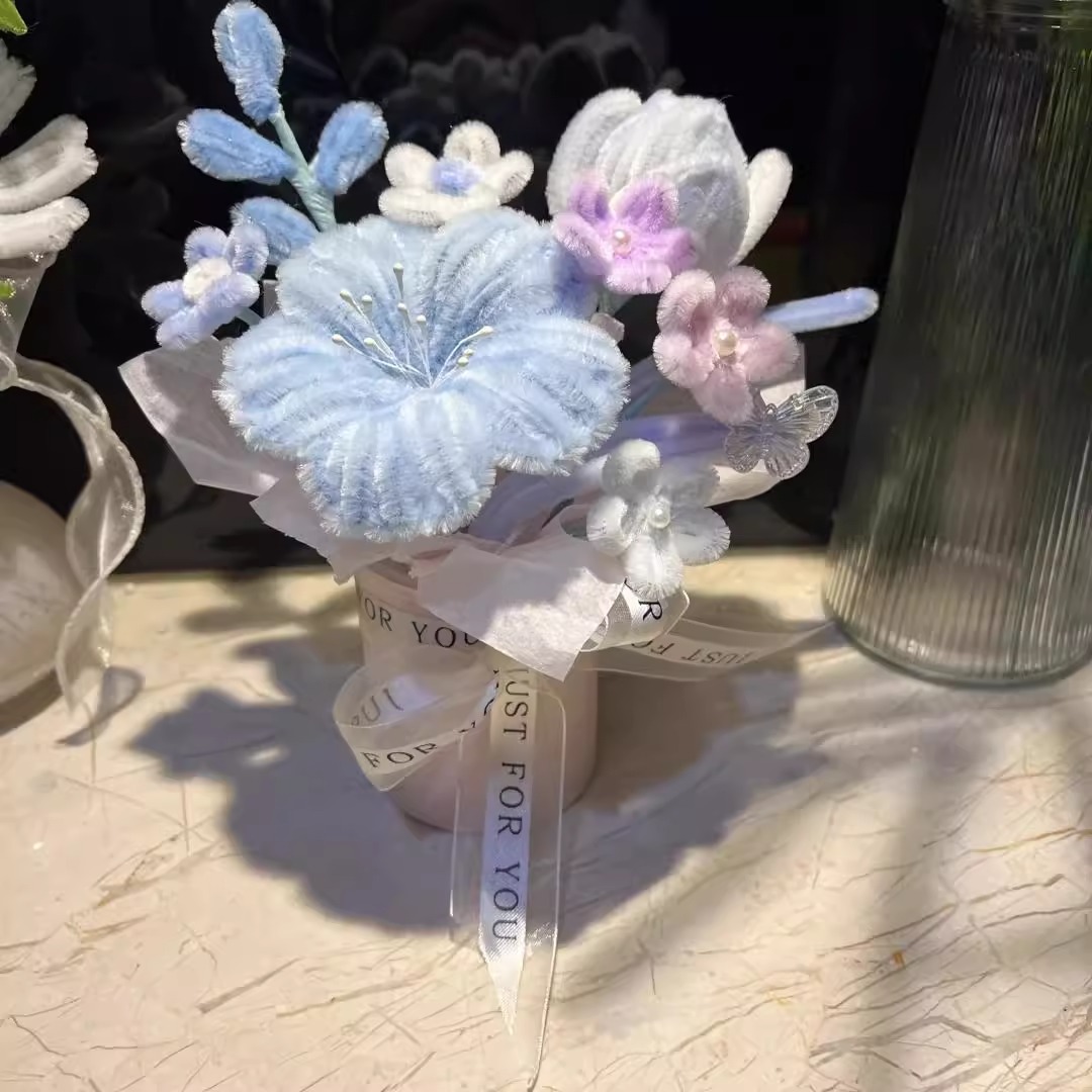 扭扭棒小抱抱桶花束手工diy材料