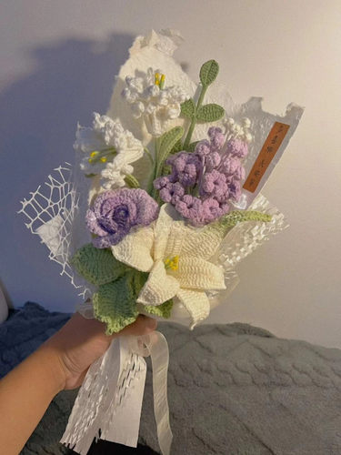 葡萄风信子花束diy材料包