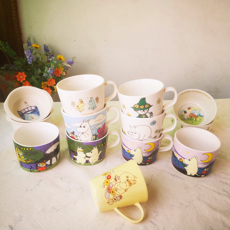 出口陶瓷杯芬兰姆明350ml