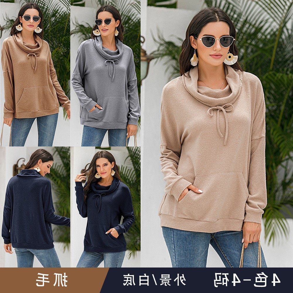 亚马逊秋冬外贸女装羊绒纯色套头抽绳卫衣毛绒上衣 女,个性定制/设计服务/DIY,连衣裙加工定制,淘宝优惠券,粉丝福利购,淘宝优惠卷