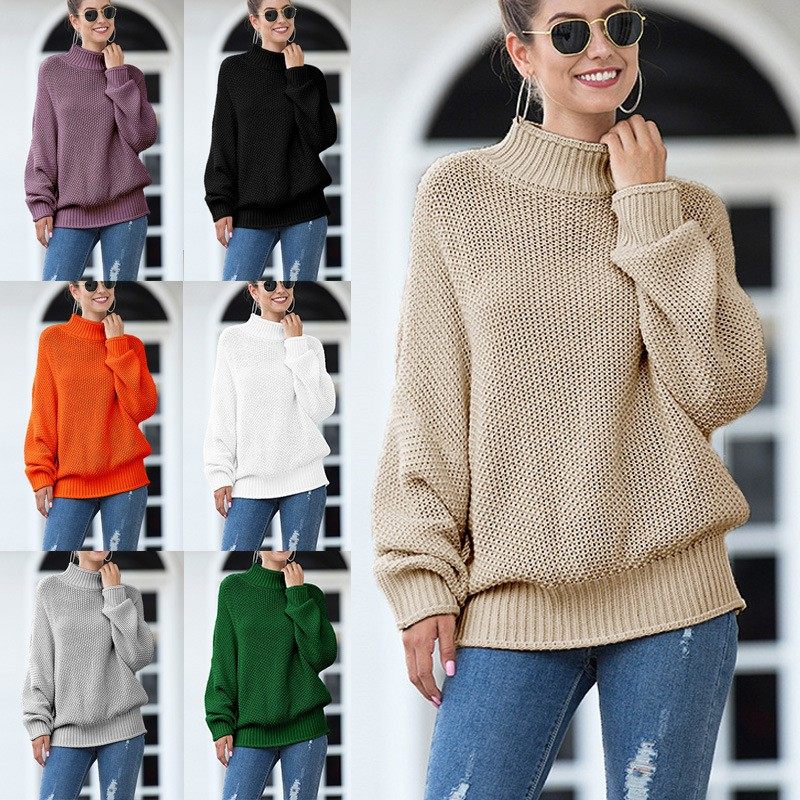 亚马逊爆款秋冬欧美外贸粗线毛衣女卷边蝙蝠袖针织衫,个性定制/设计服务/DIY,连衣裙加工定制,淘宝优惠券,粉丝福利购,淘宝优惠卷
