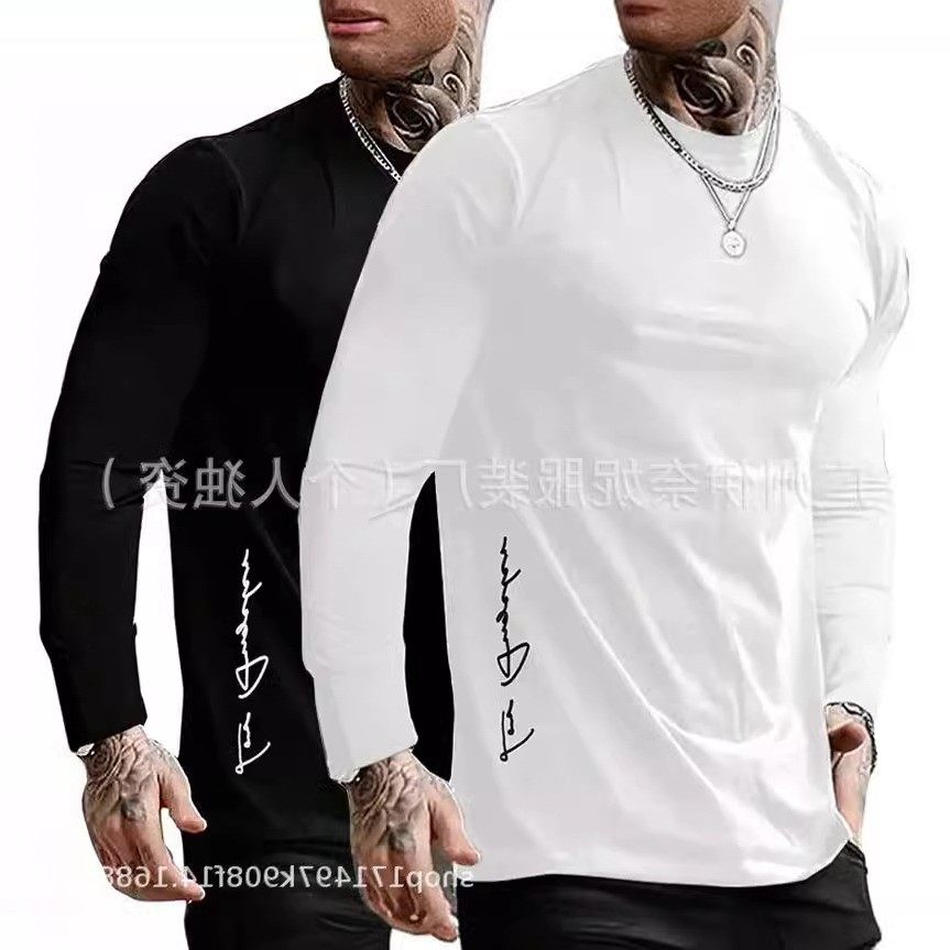 夏季欧美跨境男装印花男士休闲潮流圆领长袖恤独立站爆款,个性定制/设计服务/DIY,连衣裙加工定制,淘宝优惠券,粉丝福利购,淘宝优惠卷