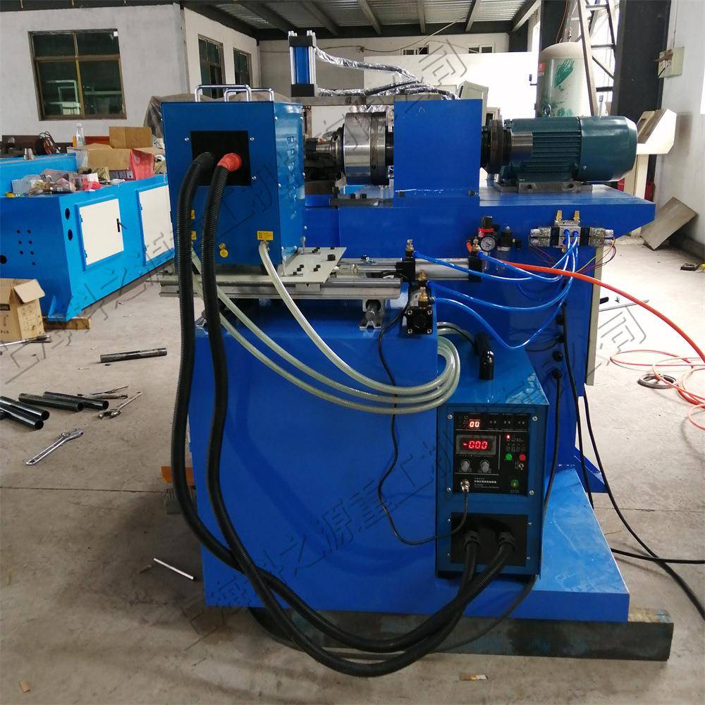 全自动钢管封口机工业用品圆管管端封闭机体育器材焊接包口机