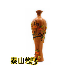 桃木王肥城复古圆雕桃木