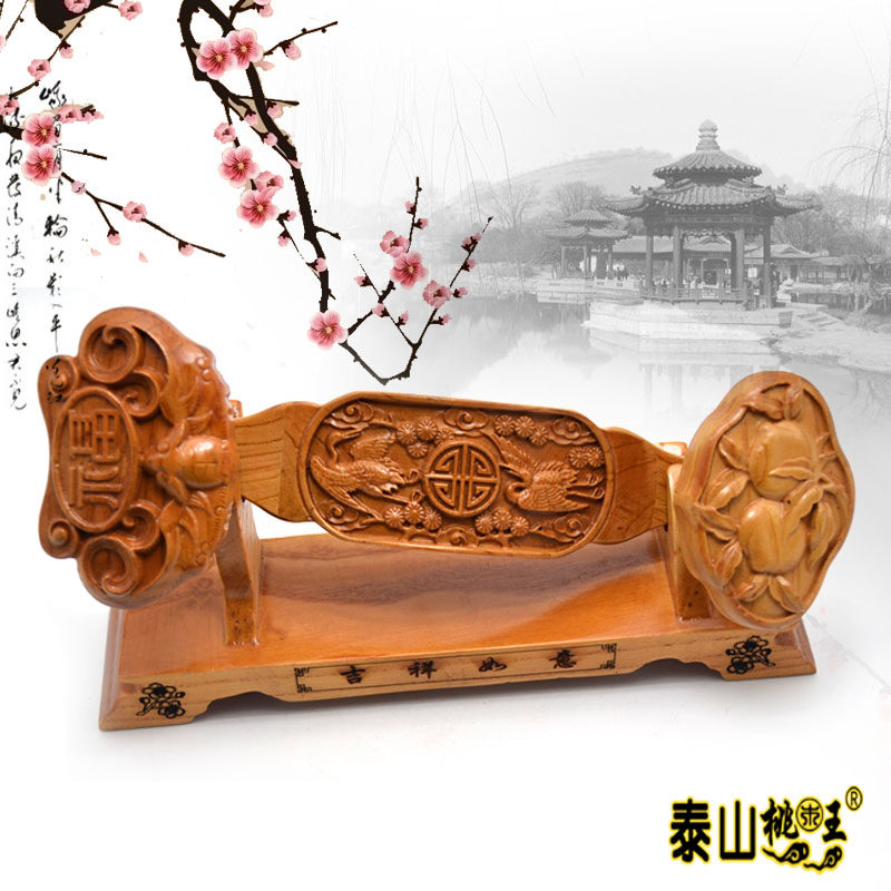 桃木如意福禄寿客厅开业工艺品