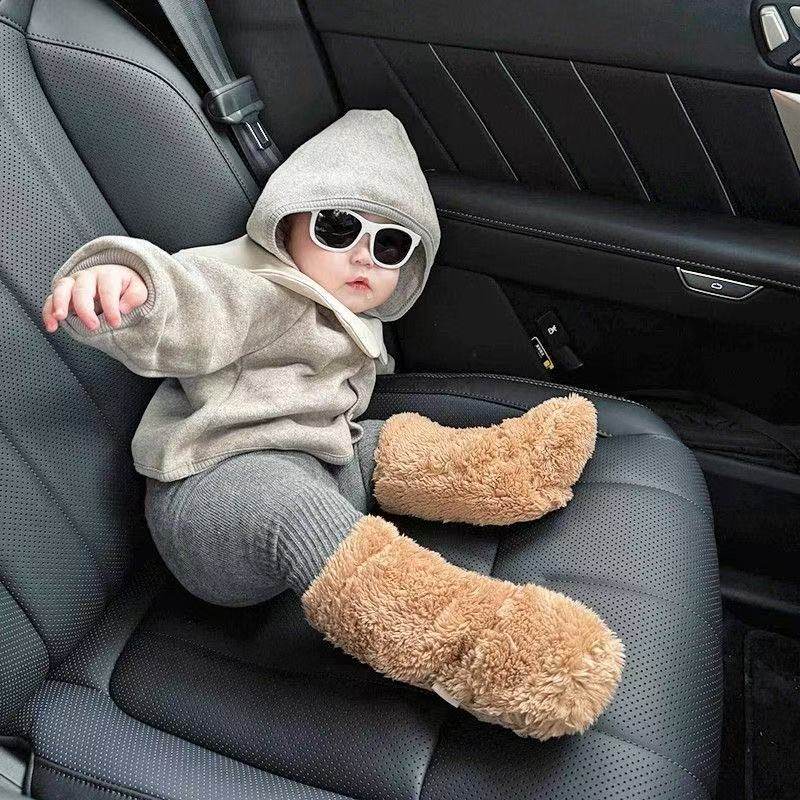 婴儿秋冬季脚套儿童鞋子加厚保暖棉鞋鞋套护脚套睡觉宝宝冬装袜套,童装/婴儿装/亲子装,儿童袜子(0-16岁),淘宝优惠券,粉丝福利购,淘宝优惠卷