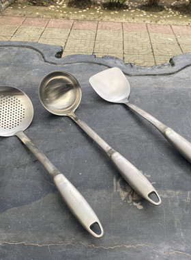 特百惠不锈钢中式厨具全套勺铲