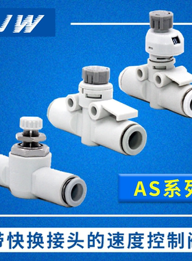 JW节流阀AS1001F-04A/06A AS2001F-06-3 2002F/3002FS-08-10-12-3