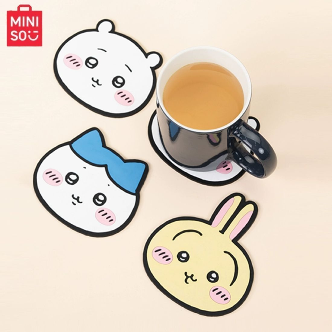 名创优品chiikawa杯垫茶杯垫