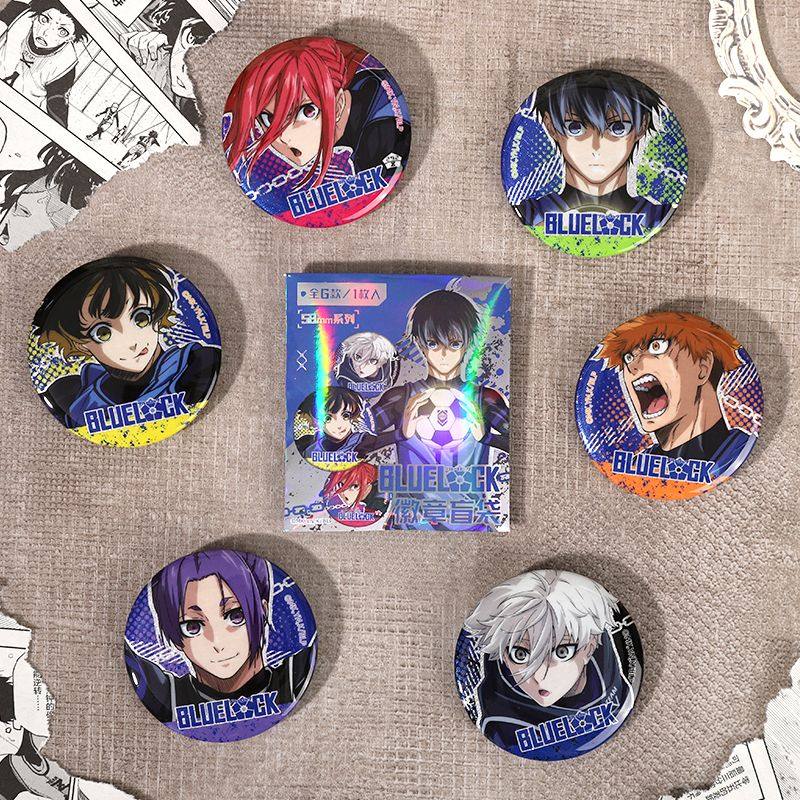 青壹坊蓝色禁区动漫徽章盲袋二次元胸针胸章周边小糖豆光栅吧唧,模玩/动漫/周边/娃圈三坑/桌游,动漫徽章/立牌,淘宝优惠券,粉丝福利购,淘宝优惠卷