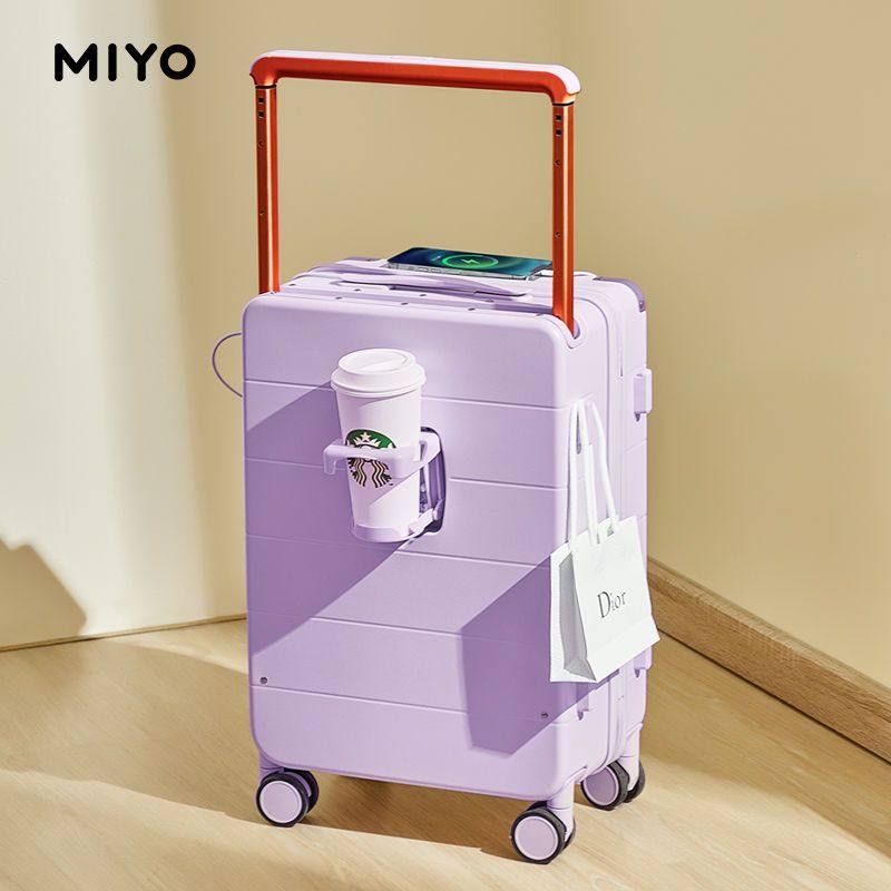 miyo行李箱女2023新款轻便省力多功能旅行拉杆箱登机密码箱子男生