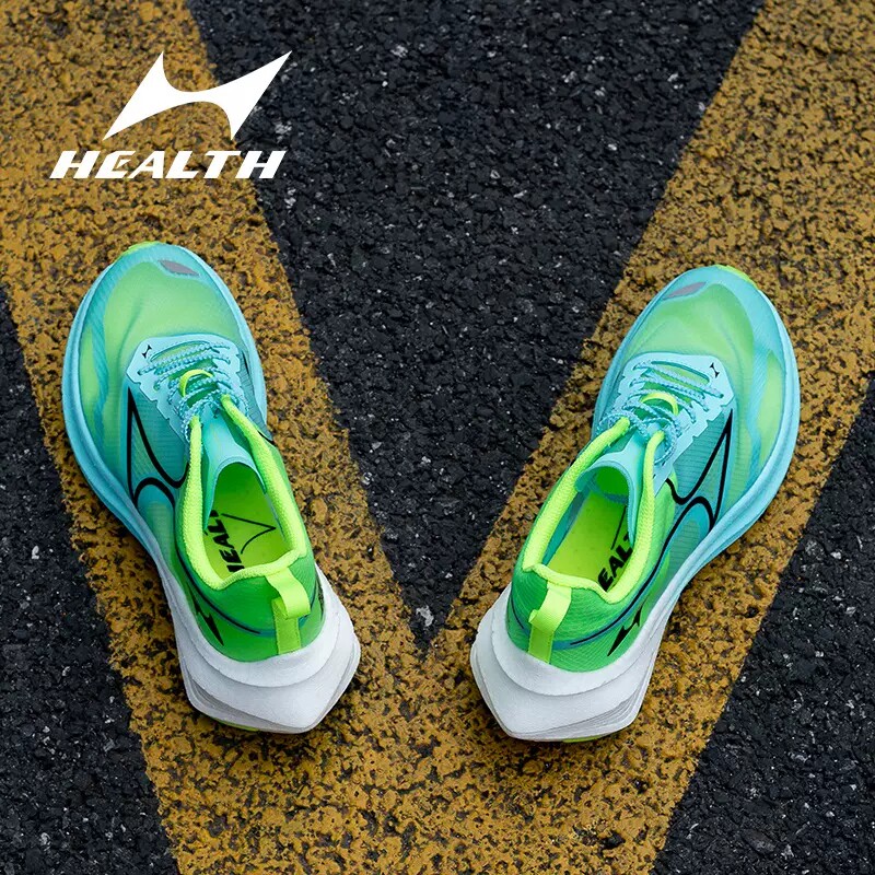 HEALTH海尔斯飙速飚速跑鞋马拉松训练鞋全掌碳板中考千米竞速跑鞋
