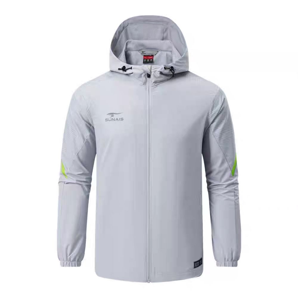 SUNAIS舒莱狮运动风衣足球训练防风雨衣跑步户外训练外套冲锋衣