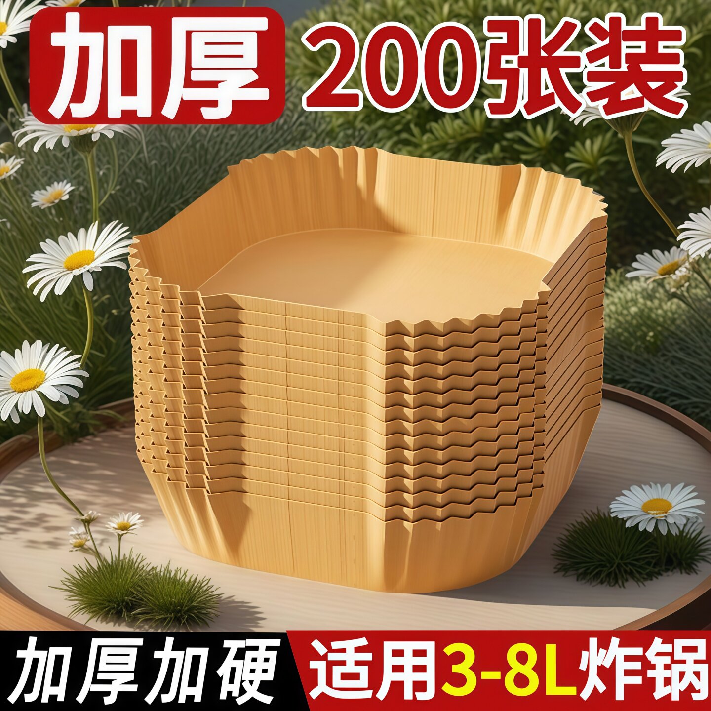 空气炸锅通用纸油纸锡纸碗