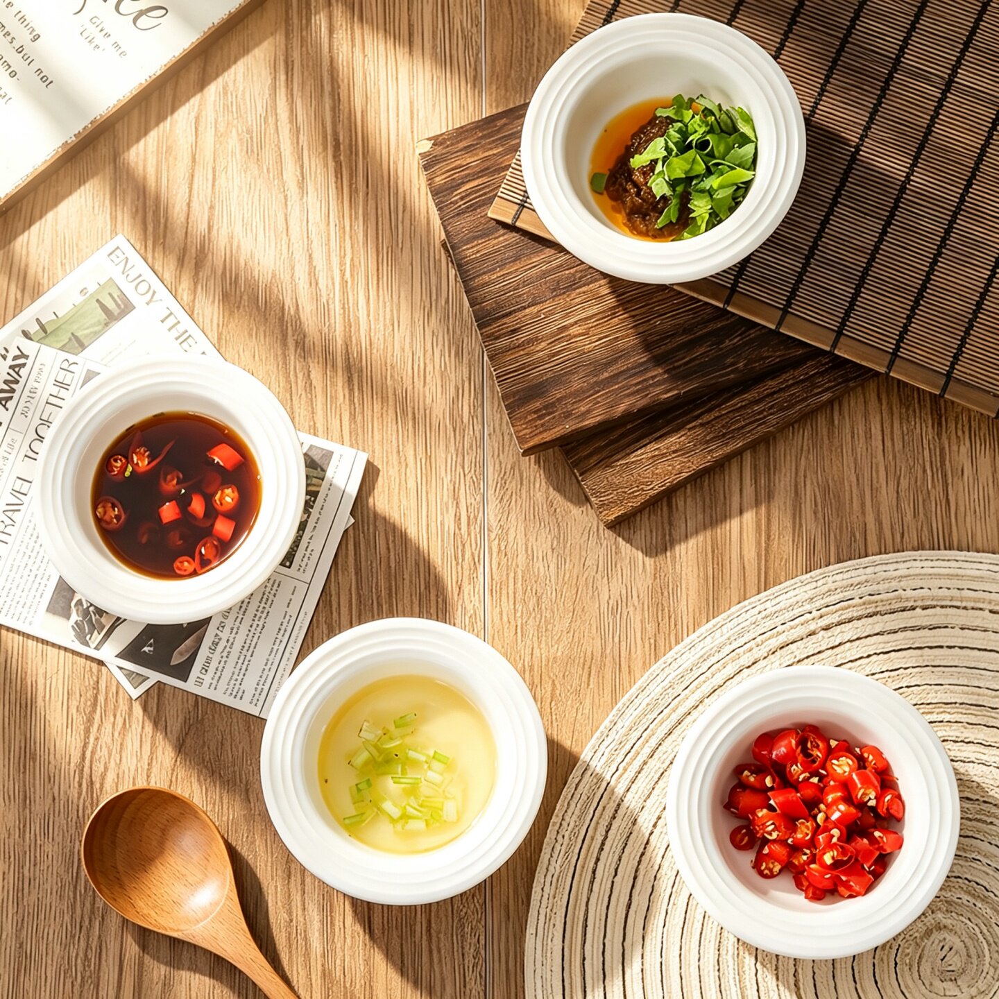 陶瓷酱料碟饺子蘸料碟家用草帽