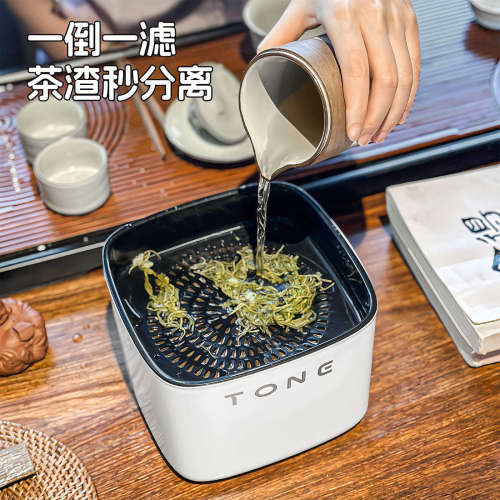茶水桶桌面茶渣缸废水桶茶叶