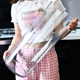 亚克力防摔花瓶摆件客厅插花透明富贵竹水培器皿轻奢高级感醒花桶