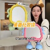 呆萌大脚丫化妆镜家用梳妆台可爱高颜值台式梳妆镜桌面ins风装饰