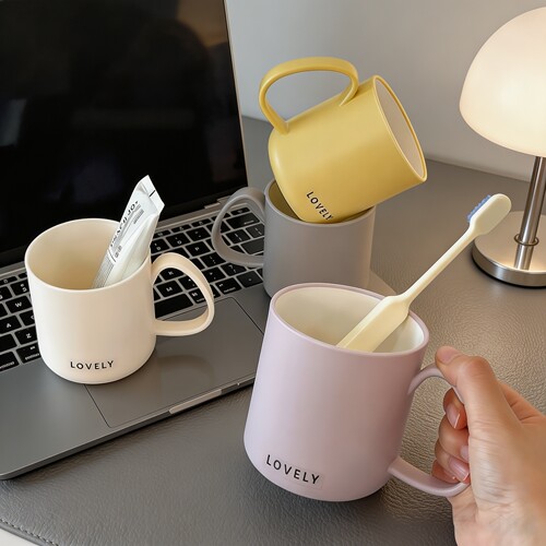 轻奢防霉漱口杯情侣牙刷杯高颜值